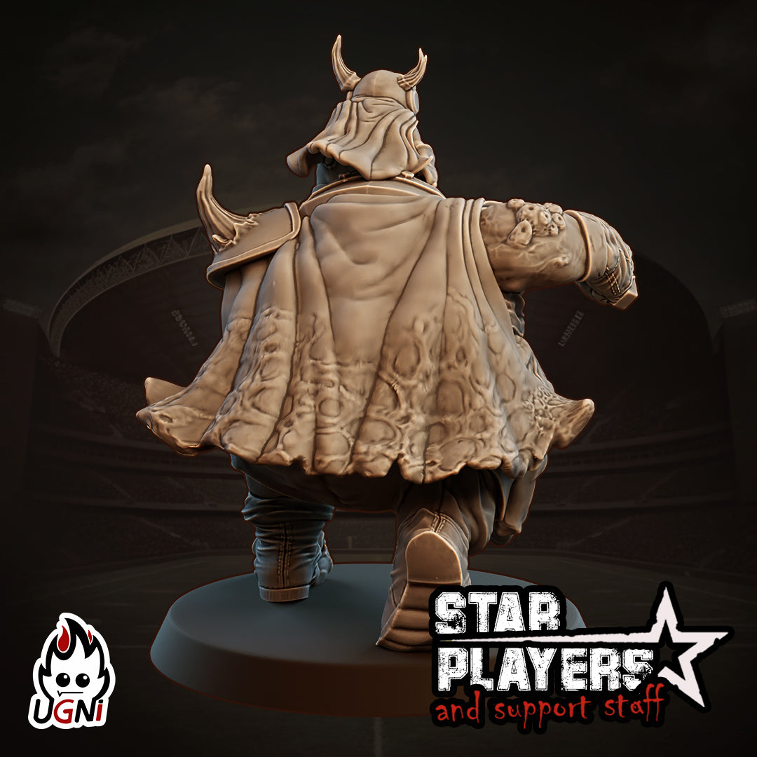 Barfsmith Plague Fantasy Football Star Player Sculpted by Ugni Miniatures for Tabletop Games, Dioramas and Statues