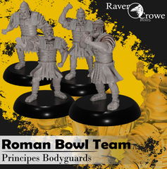 Roman Legion Fantasy Football Human Team Featuring EXLUSIVE Miniature by Raven Crowe Miniatures for Tabletop Games, Dioramas and Statues
