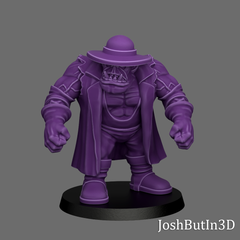 Dedboi (Large) Orc Grapplaz Professional Wrestler from Space and Beyond the Grave by JoshButin3D Games for Tabletop Games, Dioramas and Statues, Available in 15mm, 28mm, 32mm, 32mm heroic, 54mm and 75mm Statue Scale