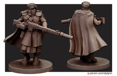Desert Hawks Sniper Team Defense Force Elite Squad of Three or Available in bits and individually. 32mm Scale for popular wargames.