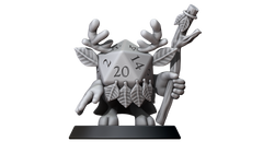 D20 Druid Construct Hero (Small) by Minitaurus for Tabletop Games, Dioramas and Statues, Available in 15mm, 28mm, 32mm, 32mm heroic, 54mm and 75mm Statue Scale