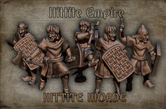 Hittite Horde, Historical and Fantasy Wargaming Sculpted by Red Copper Miniatures for Tabletop Games, Dioramas and Statues, Available in 15mm, 20mm, 28mm, 32mm, 54mm and 75mm Statue Scale