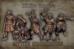 Hittite Skirmishers, Historical and Fantasy Wargaming Sculpted by Red Copper Miniatures for Tabletop Games, Dioramas and Statues, Available in 15mm, 20mm, 28mm, 32mm, 54mm and 75mm Statue Scale