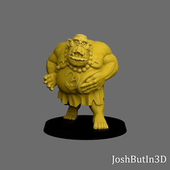 Kamalaaagh (Large) Orc Grapplaz Professional Wrestler from Space with Charisma by JoshButin3D Games for Tabletop Games, Dioramas and Statues, Available in 15mm, 28mm, 32mm, 32mm heroic, 54mm and 75mm Statue Scale (Copy)