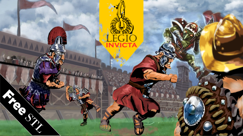 Roman Legion Fantasy Football Human Team Featuring EXLUSIVE Miniature by Raven Crowe Miniatures for Tabletop Games, Dioramas and Statues