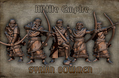Hittite Bowmen, Historical and Fantasy Wargaming Sculpted by Red Copper Miniatures for Tabletop Games, Dioramas and Statues, Available in 15mm, 20mm, 28mm, 32mm, 54mm and 75mm Statue Scale