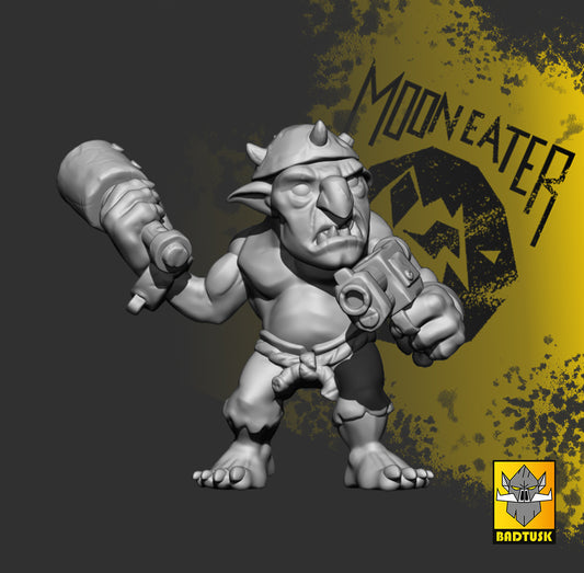 Goblin Recruit #4 Sculpted by Bad Tusk Miniatures for Tabletop Games, Dioramas and Statues