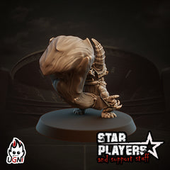Squirrel Bourne The First Fantasy Football Star Player Sculpted by Ugni Miniatures for Tabletop Games, Dioramas and Statues