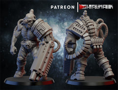 Servitor of the Imperial Inquisition by Ghamak proxy for 20mm, 28mm, 32mm, Heroic and 54mm Tabletop games and dioramas